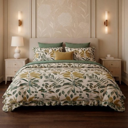 ПОСТЕЛЬНОЕ БЕЛЬЕ САТИН С РЮШАМИ «МАРИАННА»