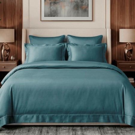 ПОСТЕЛЬНОЕ БЕЛЬЁ МАКО-САТИН "КЛАССИКА" ИЗУМРУД